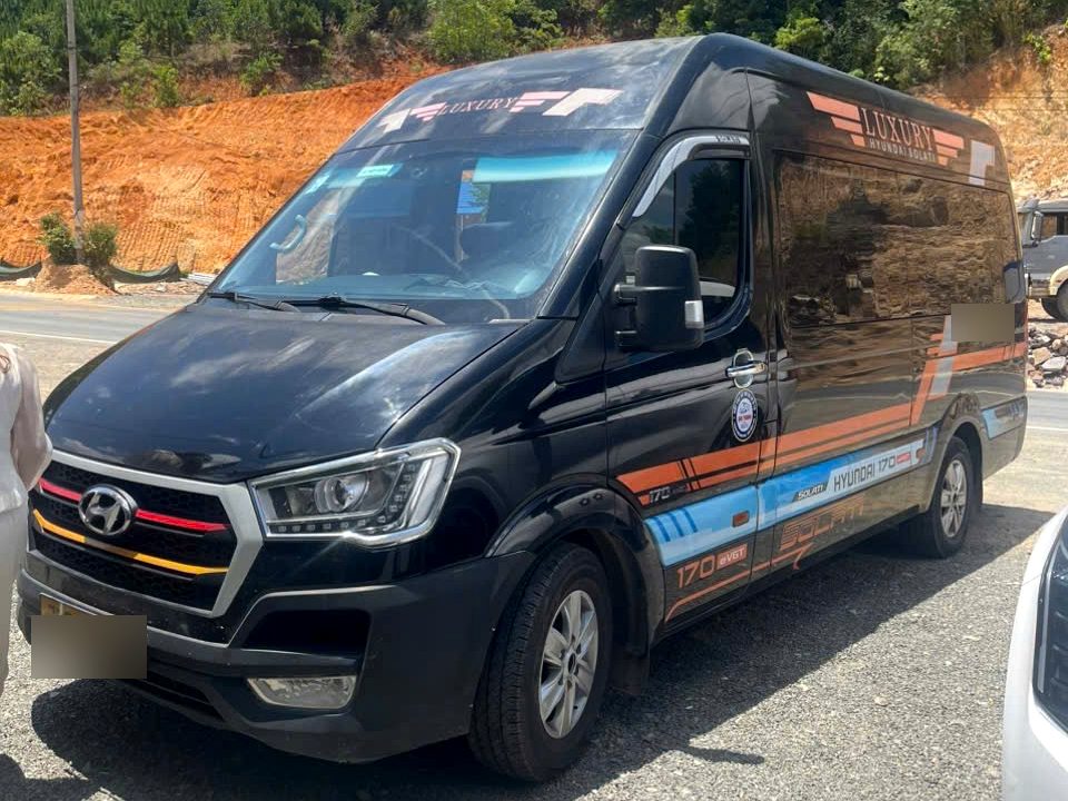 Hyundai Solati private minibus with driver in Vietnam